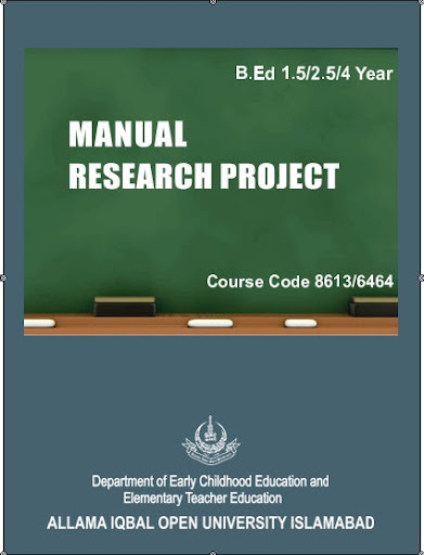 aiou research project 8613 solved 2023